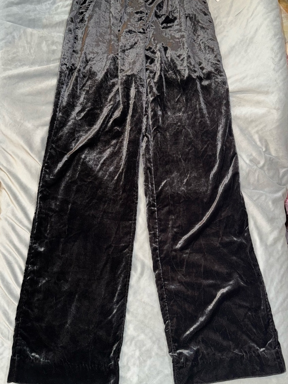 Splendid Black Velvet Trousers